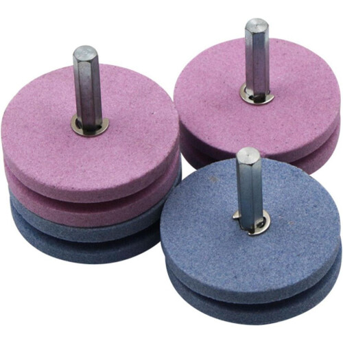 Garden Tools Rotary Drill Cutter Sharpener Lawnmower Sharpener Grinding 2 Layer 2