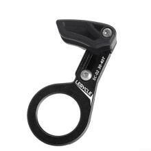 Bike Chain Guard Black/Red, Compatible with 30T 40T Discs, BB Shaft, Fine Processing, Robust