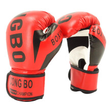 Boxing Training Gloves for Girls - Protective Red Boxing, Kickboxing, Muay Thai Gloves - Durable Material,