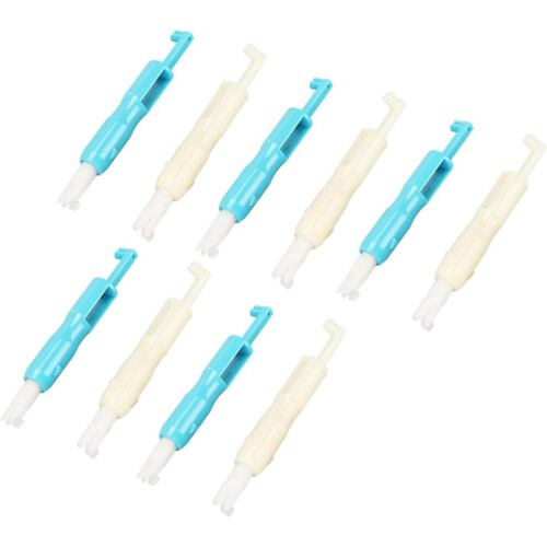 Automatic Needle Threader 10PCS Plastic Sewing Tool for Low Light and Vision Impairments Compatible 2