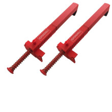 Brick Line Clips 7.9-9.4 Inch Extended Upgrade Line Runners Pair Red for Accurate Alignment and Construction