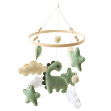 Bed Rotation Game - Luxury Mobile for Toddlers, Breathable Animal Figures, Soft Sleep Decor for Cot