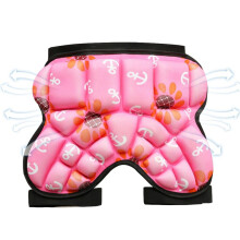 Hip Protection Shorts with Thickened Pads for Skating and Scooting, Pink Protective Gear with Toe Protection