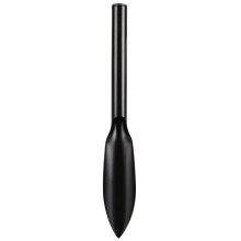 Garden Shovel Willow Leaf Shaped Garden Trowel One Piece Construction Manganese Steel Pointed Hand Shovel