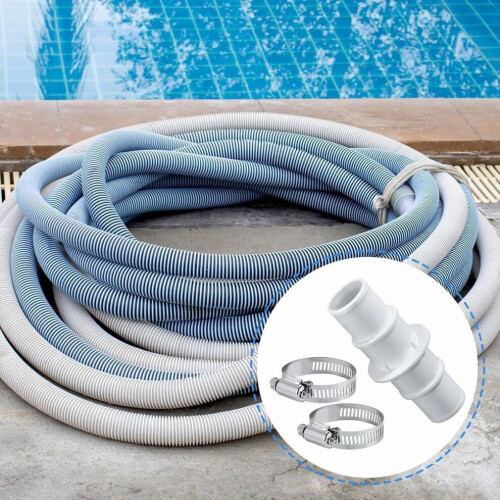 Pool Vacuum Hose Joint Adapter for Filter Pump Connection - 2 Sets, Easy-to-Use, Compatible with Standard 2