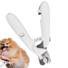 Cat Nail Clippers | Puppy Nail Trimmer Set with LED Light, Pet Grooming Tools for Small Animals & Kittens
