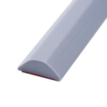 Practical shower barrier strips, grey, 30 cm - Effective design for water flow control in the bathroom