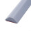 Practical shower barrier strips, grey, 30 cm - Effective design for water flow control in the bathroom 1
