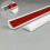 Practical shower barrier strips, grey, 30 cm - Effective design for water flow control in the bathroom 4