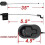 Recliner Replacement Parts Universal Chair Handle with Cable 3
