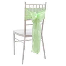 (Green) Handcrafts Wedding Chair Sash Bows Adds Sophistication to Any Event Polyester Ribbon Suitable for Various Chairs Decors  White