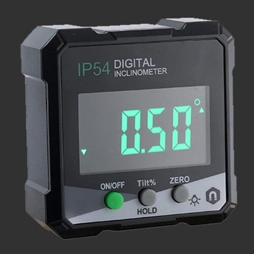 Digital Inclinometer DLW30 GRD Magnetic LCD Display Angle Meter With Green Plastic Frame 2