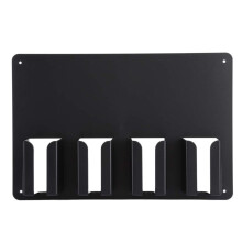 Hair Clipper Shelf - Space-Saving Plastic Clipper Rack for Hair Cutting Scissors, Brushes, and Curling