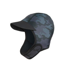 Diving Cap 2mm Neoprene With Chin Strap One Size Camouflage Thermal Hood For Snorkelling Kayaking Sailing