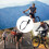 Bicycle cable lock with combination for doors, strollers, gates, skis, refrigerators, skateboards and 3