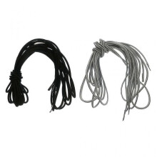 Set of Replacement Laces Elastic Cords for Recliners Gray/Black