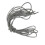 Set of Replacement Laces Elastic Cords for Recliners Gray/Black 2