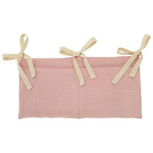 Cot Organizer with 2 Pockets | Space-Saving Diaper Storage Bag for Nursery, Office, and Hallway