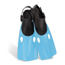 Snorkels Fin Adjustable Swim Fins for Diving and Snorkeling, Portable Training Flippers for Adult Men