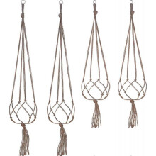 Lot de 4 portes pot suspendre avec anneau, pour extrieur et intrieur (2 de 105 cm et 2 de 88 cm)