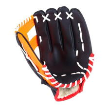 Soft PU Leather Batting Gloves for Teens, Thick Softball Catching and Practice Gloves, Durable and Comfortable