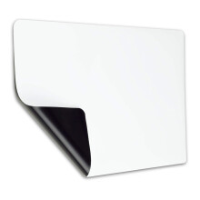 Bloco de notas magnético para geladeira, quadro branco apagável com base magnética durável e superfície de escrita resistente a manchas,