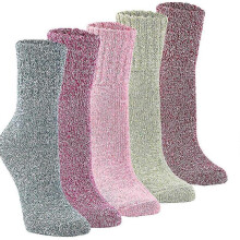 Damen Super dicke Wollsocken Wintersocken, warme weiche dicke Kuschelsocken Damensocken Thermosocken Funktionssocken, Damen 35-40 wiederverwendbar, m