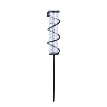 Rain Gauge With Metal Bracket, 12-Inch Glass Rain Gauge For Garden, Outdoor Precipitation Measurement
