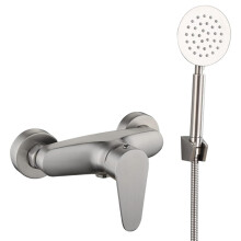 Chic Shower Suite, Wall-Mounted Bathroom Faucet Set For A Sleek Look, Complete Shower Faucets Sets With Ceramic Disc Cartridge