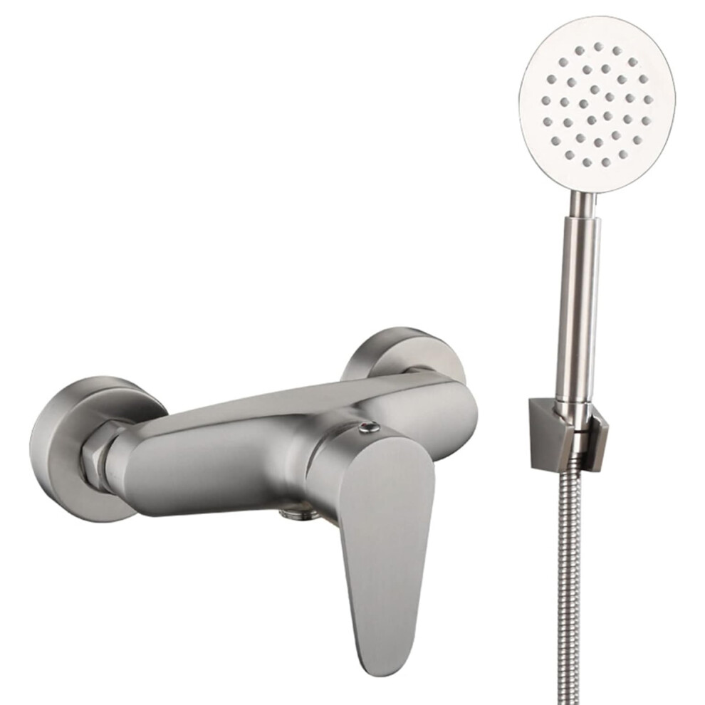 Chic Shower Suite, Wall-Mounted Bathroom Faucet Set For A Sleek Look, Complete Shower Faucets Sets With Ceramic Disc Cartridge 9135470897384
