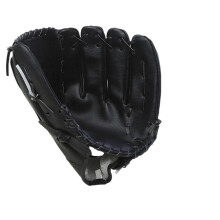 Baseball Glove 10.5 Inch PU Youth Softball Practice Equipment Black Training Competition Glove for Kids