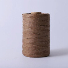 Natural Raffia Yarn 280m Roll, Hand Crocheted Straw Bag Threads for Knitting Straw Hats and Women's