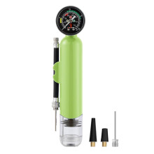 20psi Handheld Pump Manual Tire Inflator Portable Green Toy Inflator for Balls Easy to Use Sports Equipment