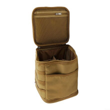 Camping Storage Solution Large Capacity Khaki Bag for Gas Stoves, Lamps, Pots, and Outdoor Gear Organization
