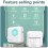 Portable Mini Thermal Printer Bluetooth Inkless Printing For Students App-B Compatible Easy Install 4