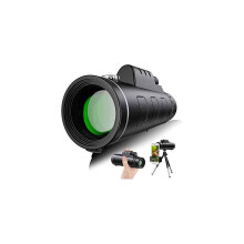 40X60 High Power Monocular Telescope with Smartphone Holder, IPX7 Waterproof, Ideal for Hunting, Camping,