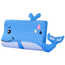 Curly Hair Pillowcase Children's Memory Foam Pillow Ergonomic Navy Cartoon Cushion for Healthy Sleep