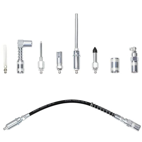Lubrication Coupling Connection Piece Angled Grease Injection Nozzles Quick Connect Adapter for Mechanical