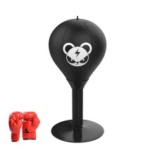 Office Boxing Bag with High Suction Base | Stress Relief Table Punching Bag for Home and Kids with Boxing