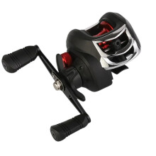 Baitcasting Fishing Reel 17.6 lb Max Drag Freshwater Saltwater 7.2:1 Gear Ratio Left-Handed Casting