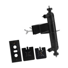 Camera Holder Stand for Outdoor Security, Quick Installation Gutter Bracket, Adjustable Black Mount