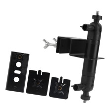 360 Degree Rotatable Solar Panel And Camera Mount, Stainless Steel Gutter Outdoor Bracket, 1/4 Inch