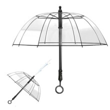 Transparent Water Gun Umbrella, Automatic Spritz Gun, Dual-Use Rain Protection, Summer Outdoor Water