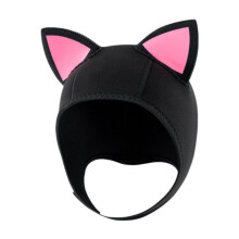 Scuba Diving Cap Thermal Wetsuit Hood With Cat Ears For Snorkeling, Swimming, Canoeing, Sailing, Underwater