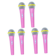 Children's Microphone Set of 6 Echo Support Musical Instruments for Kids 18x5cm Pretend Play Toys Party
