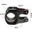 Handlebar stem, bicycle bridge, 35mm riser bar, short power, adjustable bar, 31.8mm, bicycle accessory, 4