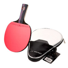 Ping Pong Paddle Set ITTF Approved Rubber Carbon Performance Level Long Handle for Sports Training 1