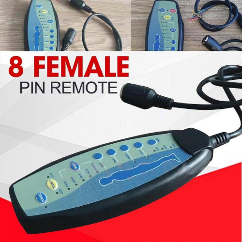 (with heating function)8 Female Pin Remote For Massage Power Lift Recliner Chair Hand Controller 12VD75 js 2