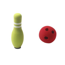 Bowling Set 7 Pcs Indoor Outdoor Mini Bowling Educational Game For Pins And Ball Random Color