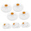 Flat Lamp Holder E27 Bulb Socket 10pcs Plastic Base for LED Light Bulb Replacement Compatible with Standard 1